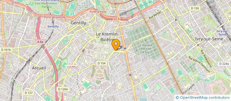 localisation de l'entreprise SCI 31B FESSART à LE KREMLIN-BICETRE