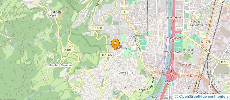 localisation de l'entreprise SCI 32-12 à SEYSSINS