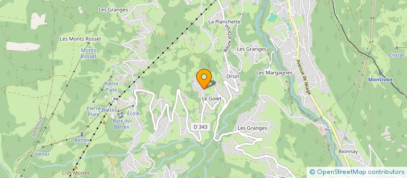 localisation de l'entreprise SCI 32 32  SAINT-GERVAIS-LES-BAINS