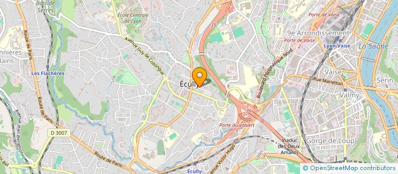 localisation de l'entreprise SCI 32  ECULLY