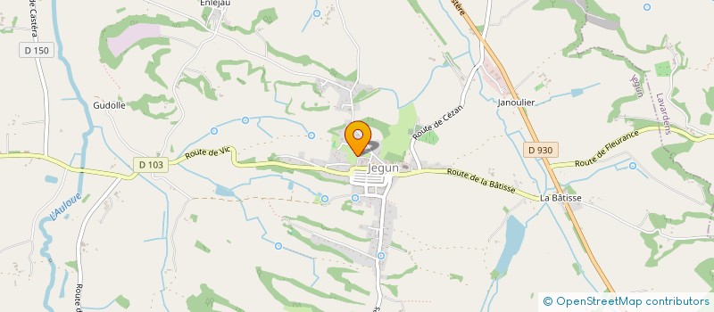 localisation de l'entreprise SCI 32 DENTS  JEGUN