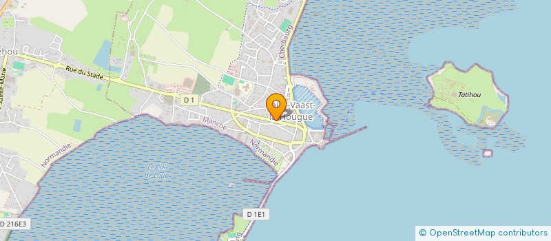 localisation de l'entreprise SCI 32 ET 64 RUE MARECHAL FOCH  SAINT-VAAST-LA-HOUGUE