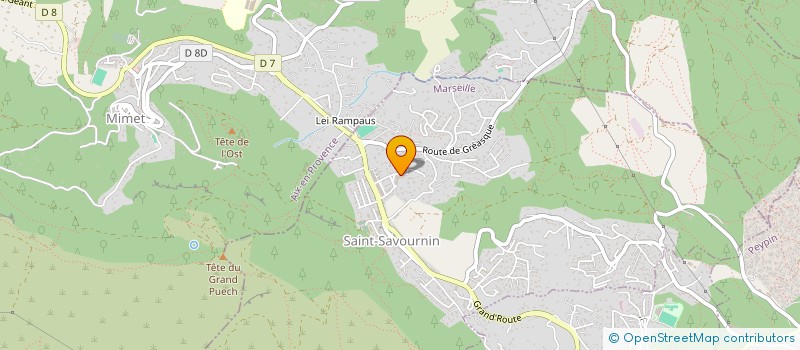 localisation de l'entreprise SCI 32 LES MIMINES  SAINT-SAVOURNIN