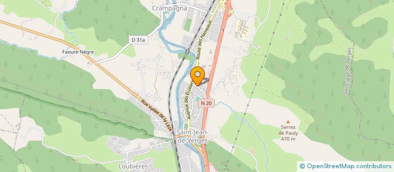 localisation de l'entreprise SCI 32 LESTANG à SAINT-JEAN-DE-VERGES
