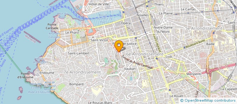localisation de l'entreprise SCI 32 MOULET à MARSEILLE