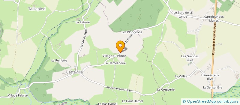 localisation de l'entreprise SCI 32 R ROGER GLINET  CATTEVILLE