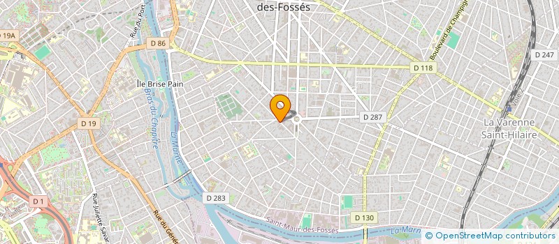 localisation de l'entreprise SCI 32 RUE ALBERT DE MUN à SAINT-MAUR-DES-FOSSES