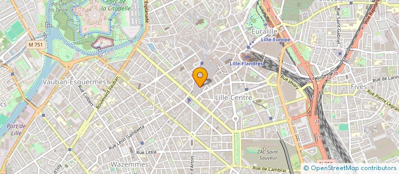 localisation de l'entreprise SCI 32 RUE D'AMIENS à LILLE