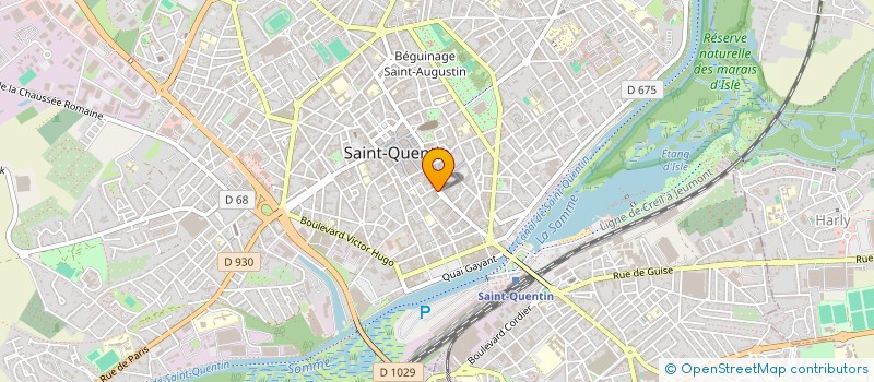 localisation de l'entreprise SCI 32 RUE D ISLE à SAINT-QUENTIN