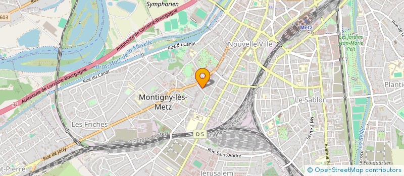 localisation de l'entreprise SCI 32 RUE DES LOGES  METZ