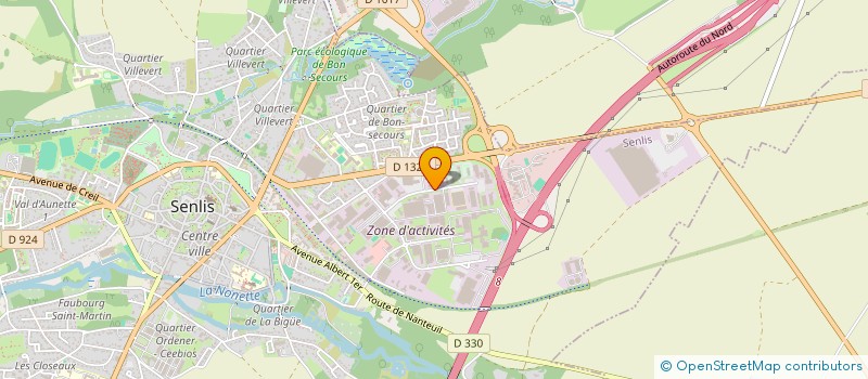 localisation de l'entreprise SCI 324  SENLIS