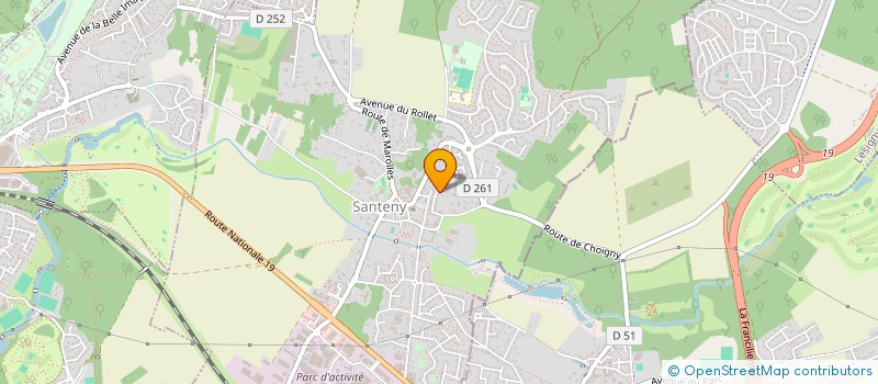 localisation de l'entreprise SCI 32RPB  SANTENY