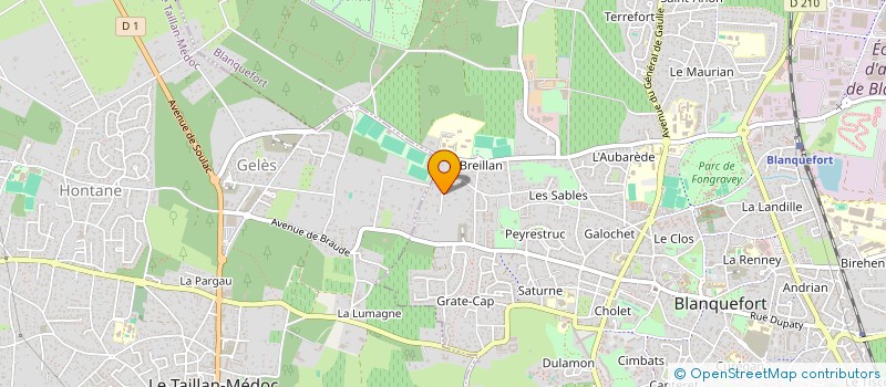 localisation de l'entreprise SCI 33.290 à BLANQUEFORT