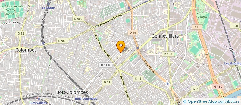 localisation de l'entreprise SCI 33-35 JEAN JAURES à ASNIERES-SUR-SEINE