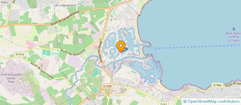 localisation de l'entreprise SCI 33 35 RUE DES TROIS RIVES à GRIMAUD