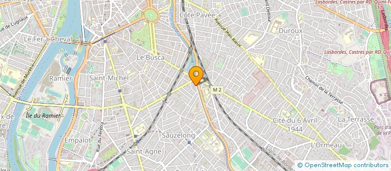 localisation de l'entreprise SCI 33 CHEMIN DES COTES DE PECH DAVID à TOULOUSE