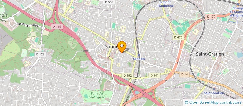 localisation de l'entreprise SCI 33 ET 35 BD CH DE GAULLE 95 SANNOIS  SANNOIS