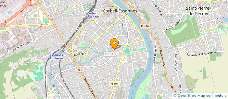 localisation de l'entreprise SCI 33 IMMOBILIER à CORBEIL-ESSONNES