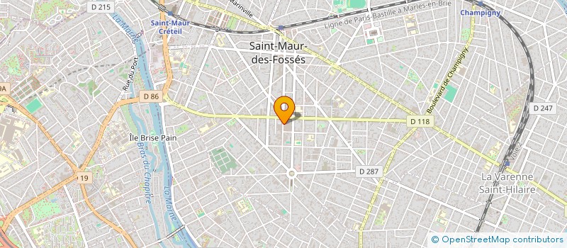 localisation de l'entreprise SCI 33 LEGENDRE à SAINT-MAUR-DES-FOSSES