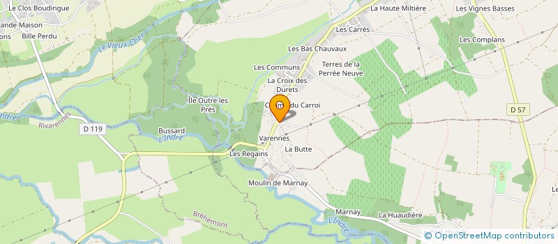 localisation de l'entreprise SCI 33 MARNAY  LIGNIERES-DE-TOURAINE