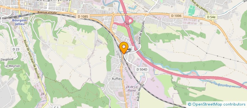 localisation de l'entreprise SCI 33 METIN  NIVOLAS-VERMELLE