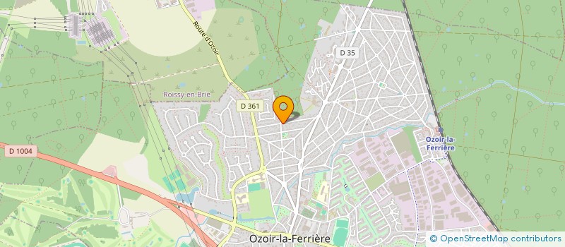 localisation de l'entreprise SCI 33 R DE PONTAULT  OZOIR-LA-FERRIERE