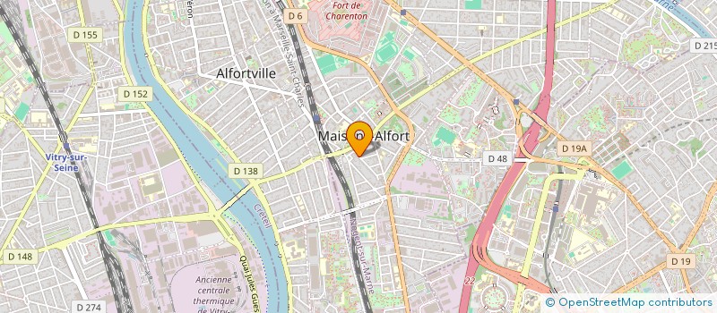localisation de l'entreprise SCI 33 RUE BOULARD à MAISONS-ALFORT