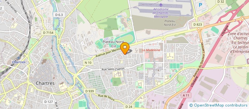 localisation de l'entreprise SCI 33 RUE NICOLE à CHARTRES