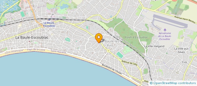 localisation de l'entreprise SCI 33 RUE POUZIN MALEGUE  LA BAULE-ESCOUBLAC