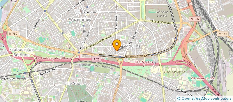 localisation de l'entreprise SCI 33 RY à LILLE