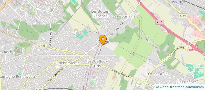 localisation de l'entreprise SCI 33 TER LAMBERT DUMESNIL  HERBLAY-SUR-SEINE