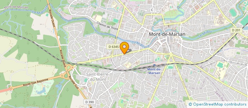 localisation de l'entreprise SCI 333 AV MARTYRS RESISTANCE à MONT-DE-MARSAN