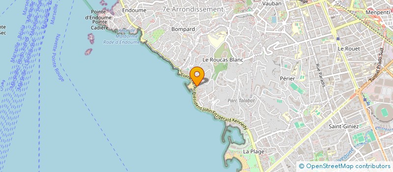 localisation de l'entreprise SCI 333 PROMENADE DU PDT JF KENNEDY à MARSEILLE