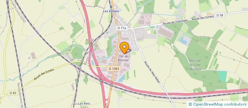 localisation de l'entreprise SCI 335 à MIRIBEL