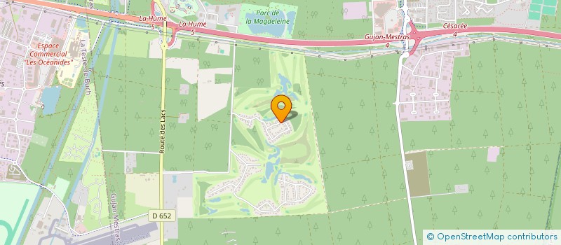 localisation de l'entreprise SCI 335 DI VERDE  GUJAN-MESTRAS