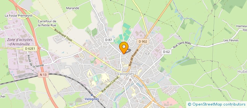 localisation de l'entreprise SCI 336  VALOGNES