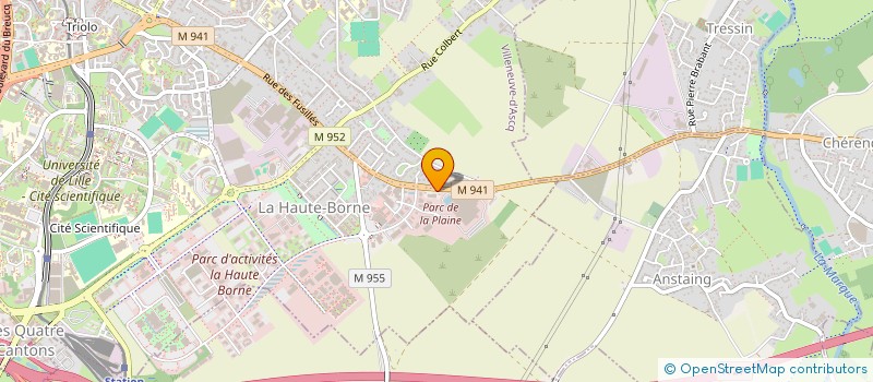 localisation de l'entreprise SCI 336 à VILLENEUVE-D'ASCQ