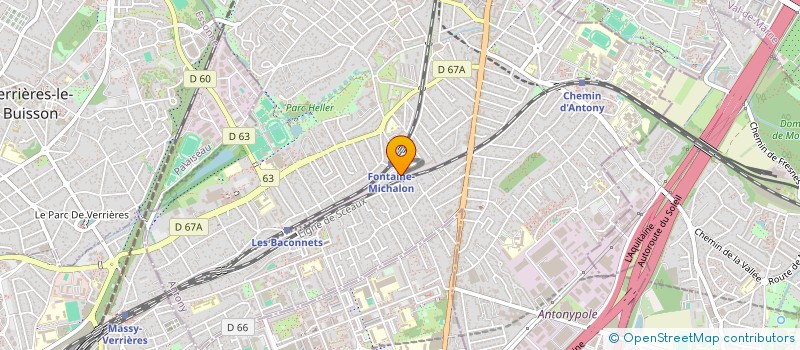 localisation de l'entreprise SCI 34 à ANTONY