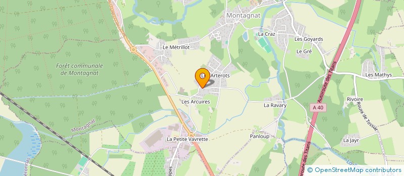 localisation de l'entreprise SCI 34 AVENUE ALPHONSE BAUDIN  MONTAGNAT