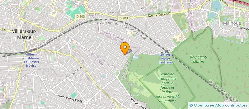 localisation de l'entreprise SCI 34 AVENUE DES MOUSQUETAIRES  VILLIERS-SUR-MARNE