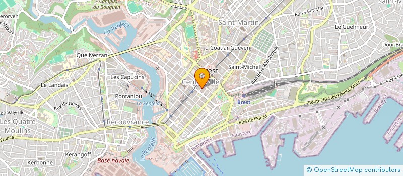 localisation de l'entreprise SCI 34 BIS  BREST