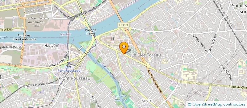 localisation de l'entreprise SCI 34 JOLIOT CURIE à NANTES