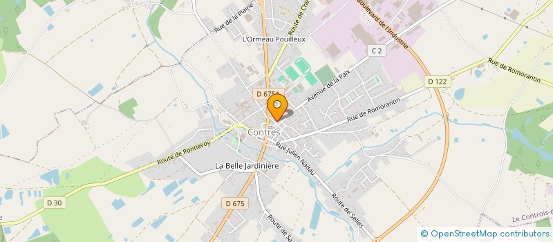 localisation de l'entreprise SCI 34 PLACE DU 8 MAI  LE CONTROIS-EN-SOLOGNE