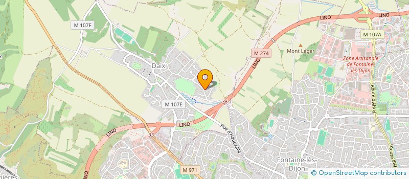 localisation de l'entreprise SCI 34 QUAI DE BELFORT  DAIX