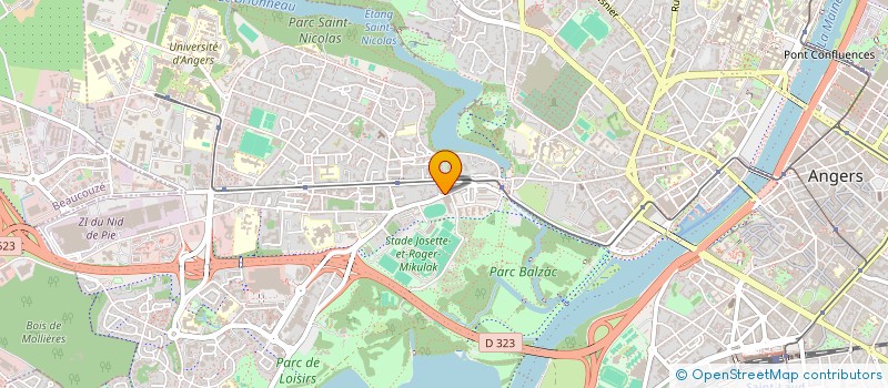 localisation de l'entreprise SCI 34 R MONTESQUIEU à ANGERS