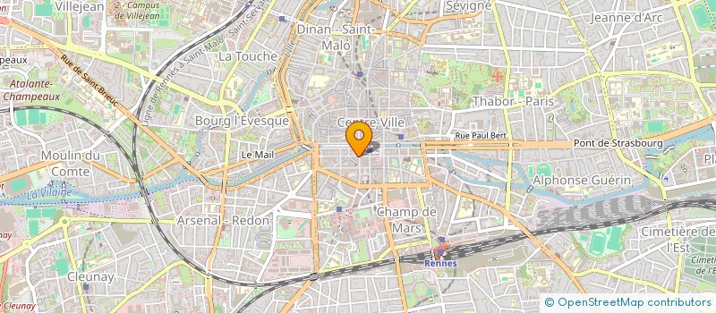localisation de l'entreprise SCI 34 RUE ALBERT MAHIEU  RENNES