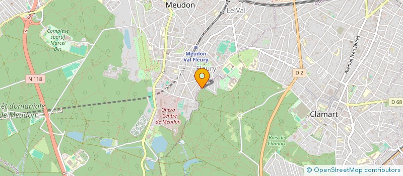 localisation de l'entreprise SCI 34 RUE DE RUSHMOOR à MEUDON