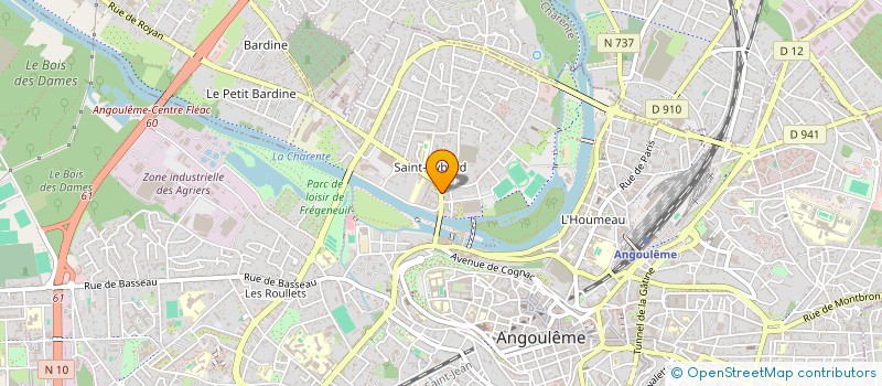 localisation de l'entreprise SCI 34 RUE DE SAINTES à ANGOULEME