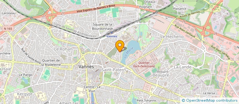 localisation de l'entreprise SCI 34 RUE DES 4 FRERES CRAPEL à VANNES