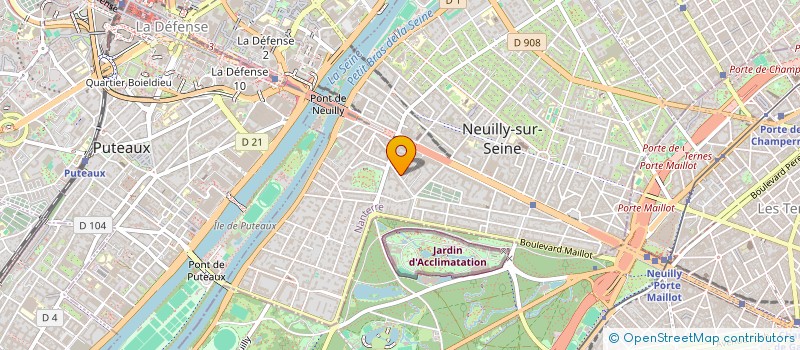localisation de l'entreprise SCI 34 RUE HAUTE à NEUILLY-SUR-SEINE